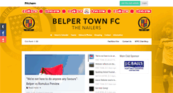 Desktop Screenshot of belpertownfc.co.uk